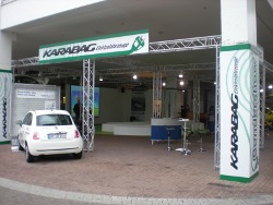 Auf der automechanika 2010 zeigte Karabag im Rahmen einer Live Vorführung die Transformation eines Fiat 500 Auf der automechanika 2010 zeigte Karabag im Rahmen einer Live Vorführung die Transformation eines Fiat 500